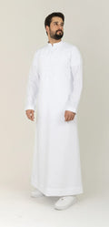 Bahraini-Style Men's Thobe (Ivory)