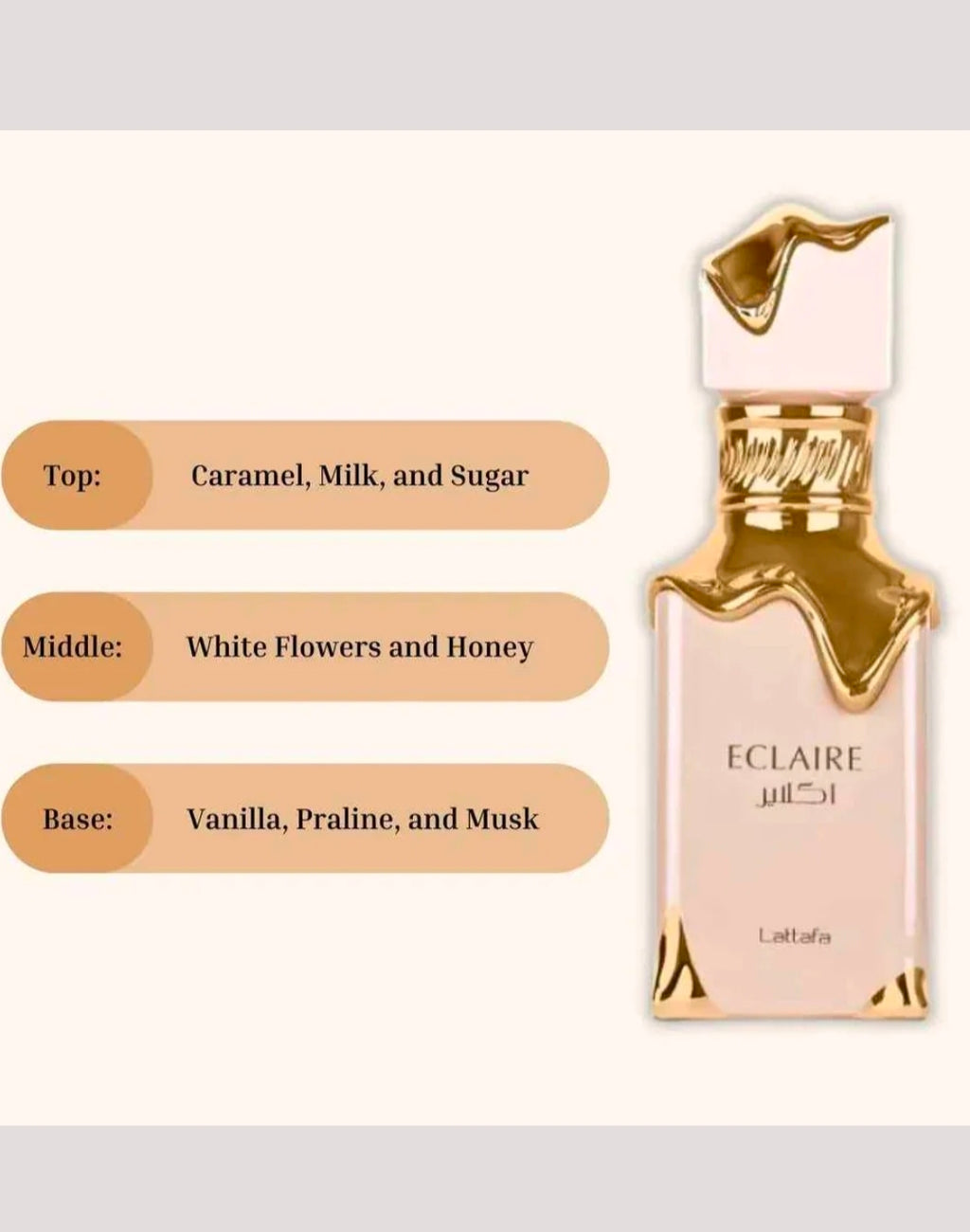 Eclaire By Lattafa 100ml – Original woman Perfume  – Sweet Gourmand EDP