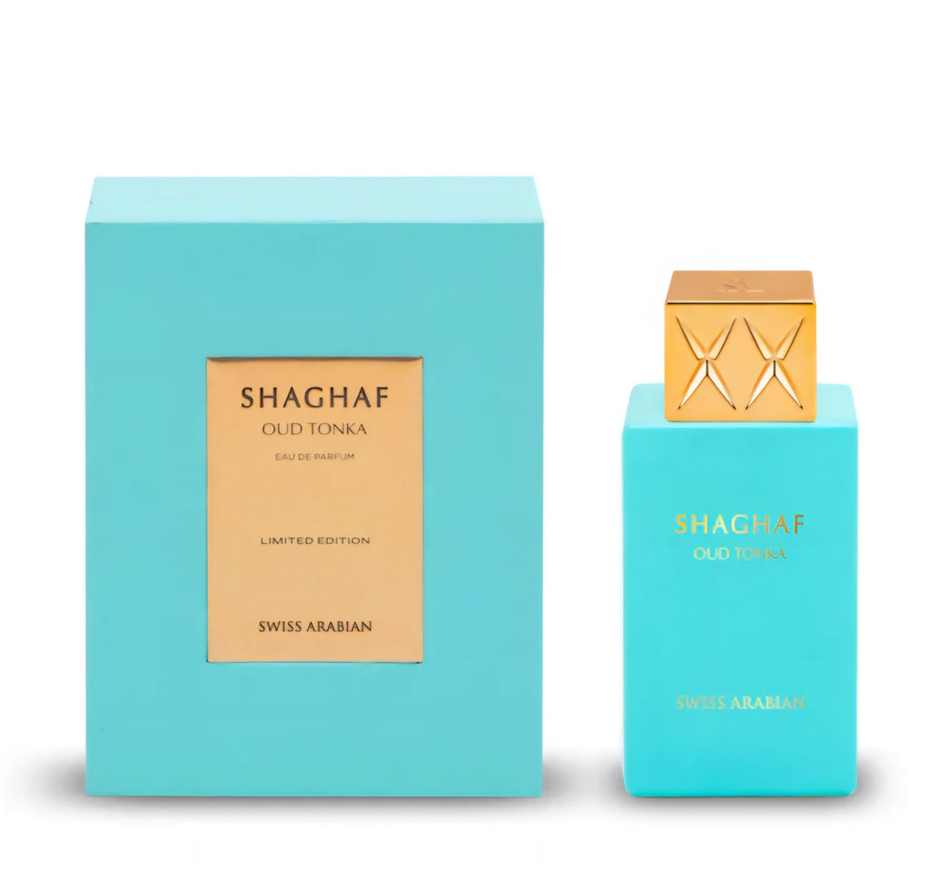 SHAGHAF OUD TONKA Eau De Parfum Unisex- 75 ML by Swiss Arabian - 100% Authentic