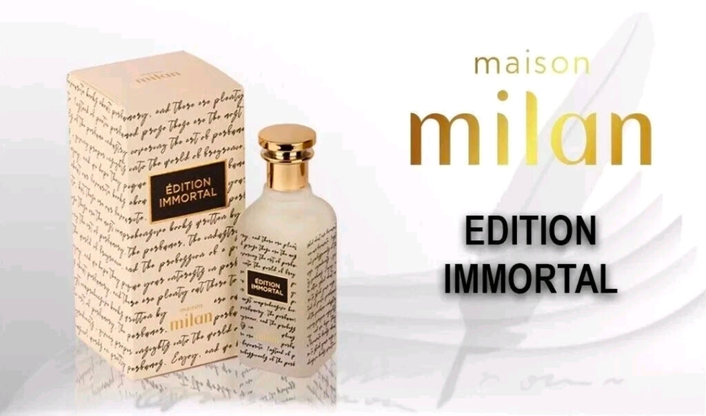 Edition Immortal by Maison Milan 3.4oz EDP Unisex Niche Perfume | Long Lasting
