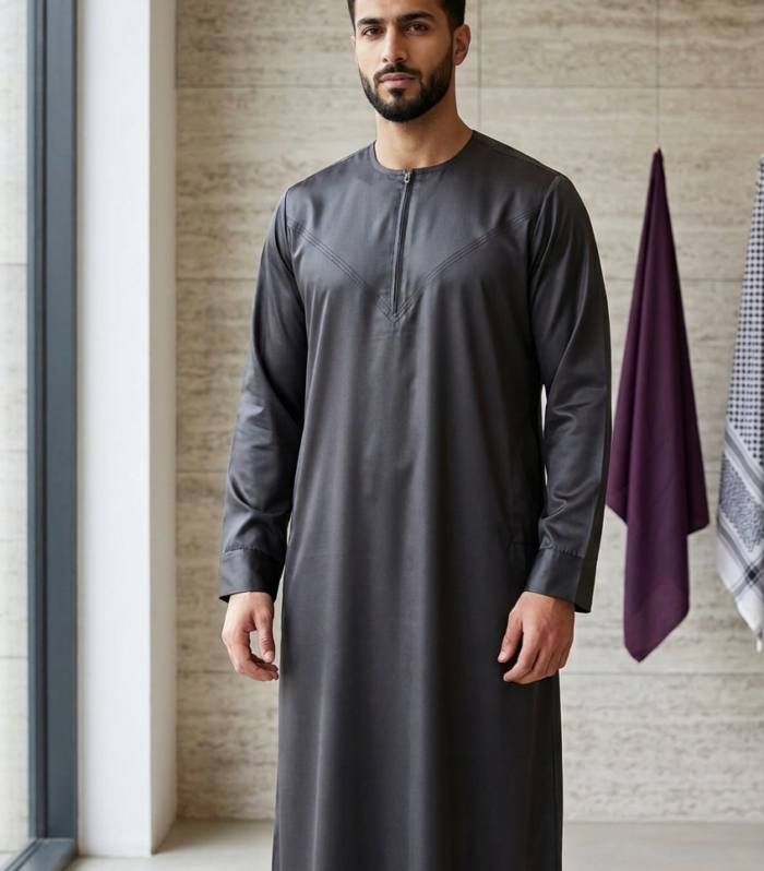 Ayaan men thobe black