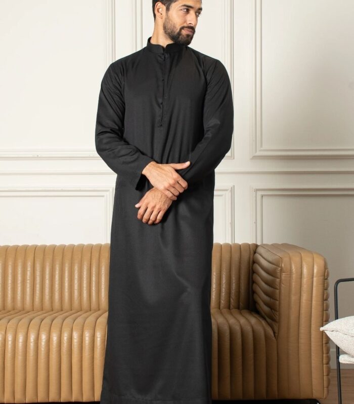 Bahraini-Style Thobe (Black)