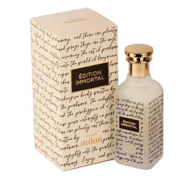 Edition Immortal by Maison Milan 3.4oz EDP Unisex Niche Perfume | Long Lasting