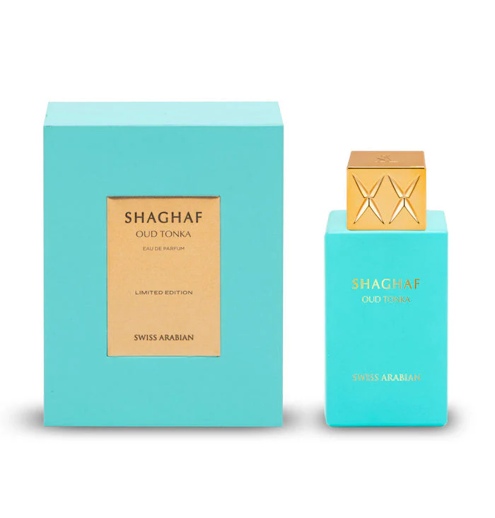 SHAGHAF OUD TONKA Eau De Parfum Unisex- 75 ML by Swiss Arabian - 100% Authentic